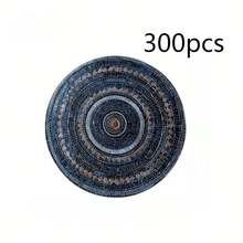 1/2/4/6/8/300pcs Set, Luxurious Flower Shaped Placemat Set, Designed With Festival Moon And Lantern Patterns, Size 15 * 15inch/38 * 38cm, Perfect For Dining And Home Decoration During The Festival Holiday. - Multicolor - View 10