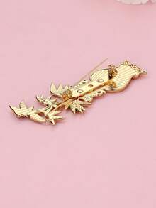 1pc Zinc Alloy Colorful Enamel Cute Brooch, Suitable For Daily Outfit And Bag Decoration - one-size - View 8