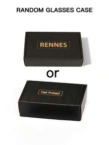 1副男士运动护目镜，轻巧镜框，佩戴无压迫感，适合户外骑行，带眼镜盒 - 彩色 - 查看 12