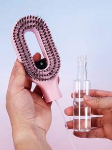 WANMEI 二合一喷雾美发梳，透明白色，喷雾梳，内置水箱，柔软灵活的梳齿，干湿两用造型喷雾梳，适用于卷发、直发和波浪发，保湿美发梳，卷发梳，解结梳，女士美发梳，造型，旅行，护发产品，美发工具，美发配件，发型师，美发沙龙，美发设备 - 彩色 - 查看 7