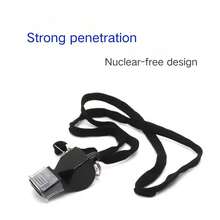 1个高音量ABS塑料运动哨，带挂绳，彩色裁判哨，适用于足球、篮球、教练和户外生存训练 - 彩色 - 查看 5