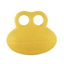 1pc High Elasticity Polyurethane Grip Ball, Suitable For Stress Relief, Rehabilitation Training And Finger Exercises - Elliptical Design, To Enhance Hand Strength - Yellow - View 12