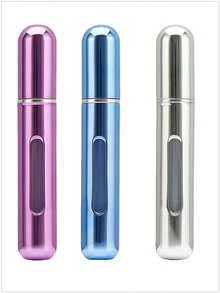 8ml Refillable Perfume Atomizer Bottle, Bottom Refill Design, Convenient For Carrying Perfume On The Go, Reusable Spray Bottle, Suitable For Beach, Travel, Unisex - 8ml - View 61