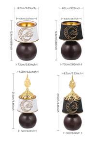 1件/套树脂黑白阿拉伯文字创意简约个性化香炉,中东四季通用室内空气净化香炉,阿拉伯字母香夹/冰夹,适用于瑜伽室、按摩室、冥想室、美发服饰、办公室卧室等场所,四季皆宜,斋月用品,斋月礼物,开斋节礼物,斋月灯笼,斋月反思,斋月,斋月分发,斋月吉祥,斋月灯笼,斋月,斋月装饰,斋月装饰品 - 彩色 - 查看 8