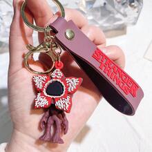 1pc Movie-Themed Keychain, Demogorgon Eleven Dustin Eddie Munson Action Figure Pendant - Multicolor - View 7