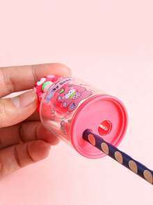 Mini Pencil Sharpener, Manual Rotary Pencil Sharpener For Students, Girls, Durable Pencil Sharpener For Boys - Multicolor - View 5