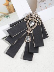 一套高端时尚金色蝴蝶结胸针、翻领别针和襟花。配有松紧带，方便佩戴和摘取。适合派对、夜店、婚礼和西装配饰。 - 金色 - 查看 12