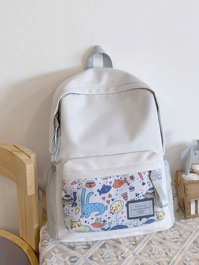 New Korean Style Chic Minimalist Casual Backpack, Durable And Versatile