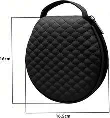 Funda Portátil para CD y DVD, Organizador de 20 Capacidades con Cierre, Microfibra, Ideal para Coche (Gris),39826765 - Marrón - Ver 2