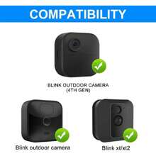 Panel Solar Compatible con Blink Outdoor 4 (4ª Gen)/Blink Outdoor (3ª Gen) XT3 y Blink XT/XT2 Cámara, Batería Recargable Integrada para Cámara de  Exterior(Cámara no Incluida),39826198 - Multicolor - Ver 2