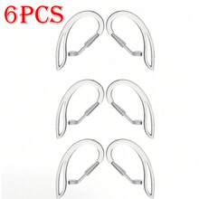 8pcs Bluetooth Earphone Ear Hooks, Sports Anti-Lost Ear Hooks, Transparent Anti-Lost Ear Hooks, Non-Slip Silicone Material, Compatible With Apple Pro Bluetooth Earphones - Multicolor - View 22