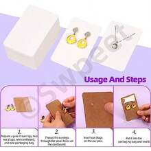 Jewelry Making Display & Packaging Supplies - White - View 5