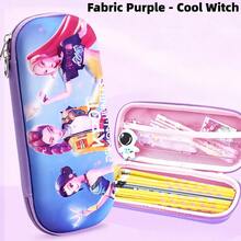 3D立体大容量文具盒，EVA铅笔盒，卡通儿童笔袋，动漫魔女猎人小队 - 彩色 - 查看 12
