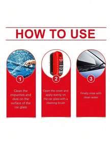 120ml Windshield Renewal, Decontamination, Cleaning, Degreasing Agent, Suitable For Automotive Windshield, Kitchen Glass, Bathroom Glass, Etc., Valentine's Day Gift - Multicolor - View 6