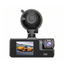 3-Camera Dash Cam For Cars, Driving Recorder, Front And Rear 1080P Full HD, 5GHz Dash Cams In Car Camera Three Lens Dashcams For Cars Front+Cabin+Rear Night Vision, 170°Wide Angle, Loop Recording,Car Accessory Dash Cam With Reversing Image Parking - A - Ver 3