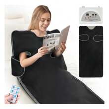 CYPNManta De Sauna De Infrarrojo Lejano Manta Calefactora Aliviar La Fatiga Baño Vapor Spa Manta De Sauna Infrarojos Portatil Frazada para Desintoxicación del Hogar Calma tu Cuerpo y MenteFashion - 213471723 - Ver 9