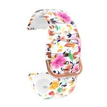 FitTurn Watch Bands Compatible With Cubitt Jr & Teens/For Skeiwatch C30 S50 S55/For Realme/For Xplora X6 Play/For Donerton P22 P32 P36 P40/For KALINCO P22 Smart Watch Fitness Tracker For  Band Collection, Replaceable Soft Silicone Cute Pattern Printed Sport Watch Bands - 六色-A - 查看 7