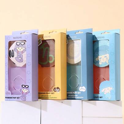 2个化妆海绵+1个收纳盒，黑色透气气垫粉扑，厚实柔软，适合初学者、化妆师，可作为礼物送给女朋友、女儿，也适合圣诞节、旅行、角色扮演、工作、日常使用，适用于Y2K风格、化妆、平价、房间装饰、梳妆台、旅行、卧室、化妆配件、粉扑、美妆蛋、散粉扑、化妆海绵、平价、圣诞礼物、化妆品、化妆工具、便宜货、礼物、女士礼物、圣诞礼物