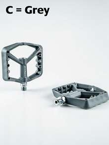 ZRACE PD-M001 A Pair 300g Mountain Bike Nylon Fiber Pedals Cycling, MTB DJ BMX Pedal - Grey - View 11