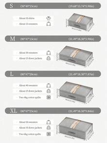 Foldable Storage Bags - Gray Arrow - View 10