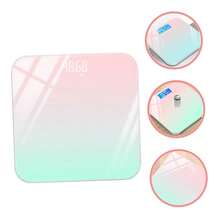 Bascula Digital Corporal,Báscula De Peso De Baño Con Pantalla Led Y Vidrio Templado,Digitales Scale Automático Del Cuerpo,Escala Pesa De Personal 180kg,Negro Balanza Para Familia,Cocina,Baño - Multicolor - Ver 5