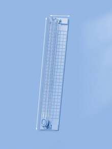 1个多功能A4双向裁纸刀，便携式手动裁纸器带尺子，适用于办公室、学校和学习场所。