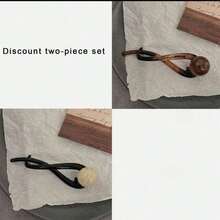 1/2pcs Retro Coffee Pearl Twist Hair Clips, Elegant Hair Accessories For Women, Simple Graceful Styling Clips Perfect For Spring & Summer, Versatile For Daily Wear & Office Commute, Chic Hair Barrettes To Elevate Hairstyles - 彩色 - 查看 12