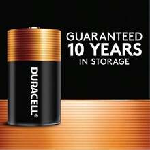 Duracell Coppertop D Batteries, 4 Count (Pack Of 1), D Battery With Long-Lasting Power, All-Purpose Alkaline D Battery For Household And Office Devices - 2 Count - View 4