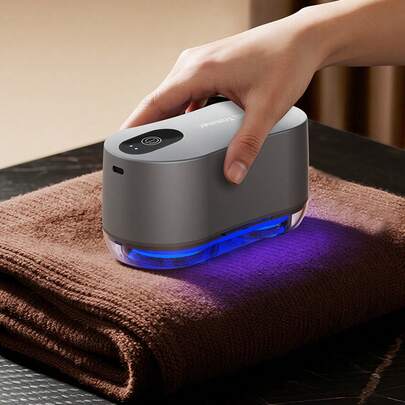 电动织物除毛器，USB充电式毛衣除毛器，电动毛球去除器，毛球去除器，便携式毛球去除器，适用于衣物、床上用品、家具、地毯、沙发、清洁用品、清洁工具