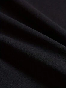 Camiseta Hombre estampado Cristo espalda, iconografía religiosa, ligera transpirable verano, diseño espinas cruz, casual/formal joven, rosa/negro, exquisita, suelta cómoda, fácil combinar. - Negro - Ver 6