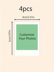 1/5/10pcs Personalized Photo Booth, Can Print Photos Or Names, Fashionable And Elegant, Perfect Gift For Boyfriend, Girlfriend, Family, Friends, Grandparents, Couples, Pet Lovers, Suitable For Anniversary, Birthday, Graduation, Wedding And Other Occasions - Multicolor - View 15
