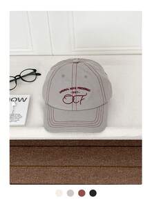 1pc Soft Crown Letter Embroidery Baseball Cap, Retro American Style Embroidered Letter Unisex Baseball Hat, Versatile Casual Adjustable Snapback Cap For Spring/Summer - 1997 Open Line - View 16