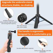 20.1 Inch Extendable Selfie Stick Tripod For Insta360 X3, GoPro Max, Hero 10/9/8/7/6/5/4, Osmo Action, Insta 360 One R And Other Action Cameras