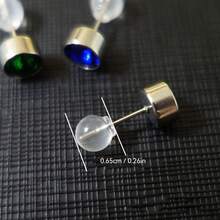 Handmade DIY Jewelry Earring Accessories, Anti-Slip Anti-Lost Silicone Ear Plugs - Transparent - View 4