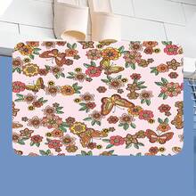 Diatom Mud Floor Mat, Made Of High-Quality Diatom Mud And Tech Fabric, With An Ultra-Soft Surface That Can Absorb Water To The Maximum Extent. Print 1.9.255 - Black - View 1