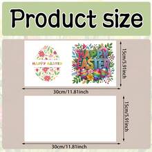 1件/4件装DIY复活节钻石画贺卡套装,包含复活节兔子、彩蛋、篮子、卡车等闪亮图案设计,钻石艺术马赛克明信片,节日贺卡,适用于感恩节、生日、复活节、情人节等场合,表达温馨祝福,也适合作为家人、朋友和爱人的节日派对邀请函,手工工艺礼品套装,钻石画套装包含信封。 - 彩色 - 查看 5