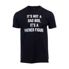 It's Not A Dad BOD, It's A Father Figure | Funny Daddy Tee Shirt, Sarcastic Saying Joke T-Shirt For Men Grandpa, 100% Cotton Men's Tee - Soft & Breathable, Daily/Active Essential - màu đen - Xem 1