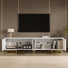 Television Stands & Entertainment Centers - White - View 2