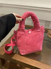 （可定制姓名）精美优雅多功能单肩斜挎水桶包，单肩包，斜挎包。采用厚实柔软的面料制成。多种颜色可选。理想的礼品之选。 - 彩色 - 查看 8