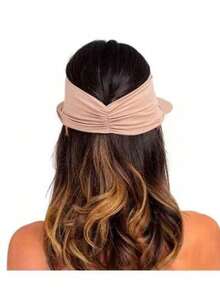 Beach Turban Visor With 50+ UV Sun Protection For Sports, Clubs, And Swimming Pools - Summer - 汽油藍 - 查看 4