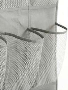 1个壁挂式鞋架（24/28个口袋），适合居家和旅行使用 - 黑色 - 查看 6