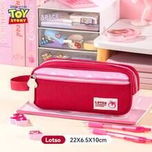 1pc Disney Stationery Pencil Case, Scratch-Resistant Durable Large Capacity Minimalist Multifunctional Pencil Box, Suitable For Students - Single Piece - View 7