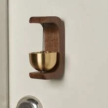 Brass Dopamine Wind Chime Creative Bedroom Hanging Decoration Entrance Door Bell Meditation Summer Breeze Hanging Ornament Door Decor Bell - Multicolor - View 5