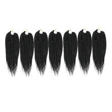 7 Packs Goddess Box Braids Crochet Hair 10/14/18/24/30 Inch Prelooped Crochet Box Braids Crochet Hair For Braiding Hair - Multicolor - View 7