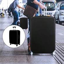 Protector de Equipaje para Maletas - Funda Protectora de Equipaje LavableProtector de Maletas de Viaje Impermeable y A Prueba de Polvo, Funda de Equipaje Lavable, para Maletas de 26-28 Pulgadas Negro - #7 l (equipaje de 26 a 28 pulgadas) - Ver 9