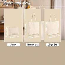 NAZENTI Custom Teacher Tote Bag, Personalized Teacher Appreciation Gifts Canvas Tote Bag, Teachers Women - Thiết kế 1 - Xem 8