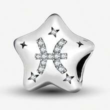 1 Exquisita cuenta con diseño de constelación de estrellas, adecuada para que las mujeres la usen, se puede utilizar para hacer joyas DIY como pulseras, etc. Es un regalo exquisito para las novias. - Estrellas y constelaciones - Ver 15