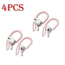 8pcs Bluetooth Earphone Ear Hooks, Sports Anti-Lost Ear Hooks, Transparent Anti-Lost Ear Hooks, Non-Slip Silicone Material, Compatible With Apple Pro Bluetooth Earphones - Multicolor - View 18