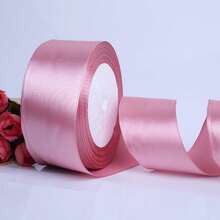22 Yards/Roll 1.6 Inch Red Satin Ribbon, DIY Rose Flower Decor, Cake Packaging, Sash (39 Color Options) - Multicolor - View 15