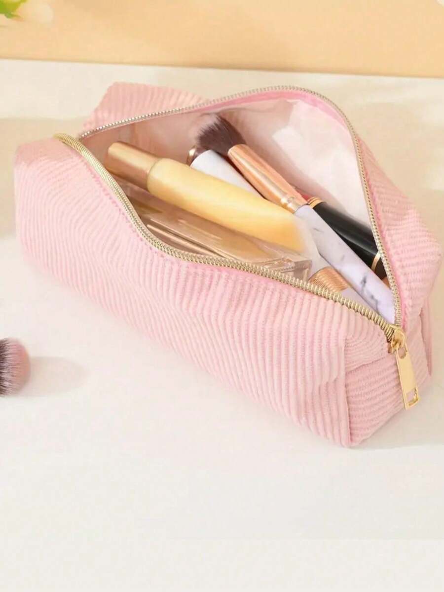 1 hộp đựng bút có khóa kéo bền chắc, túi đựng văn phòng phẩm phù hợp cho học sinh, văn phòng và sử dụng tại nhà. - Nhiều màu - Xem 1